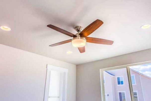 new ceiling fan clicking